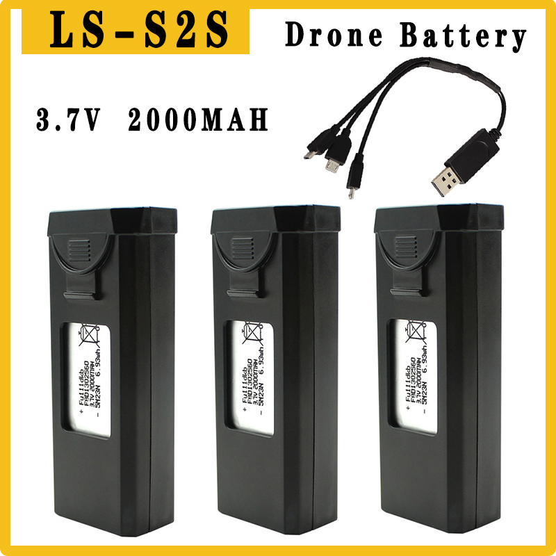 Drone Battery Li-Ion - Batterie originale pour Drones S2S, 3.7V,