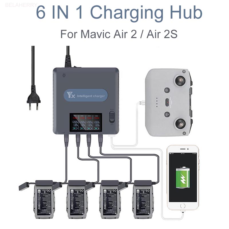 Chargeur de batterie 6 en 1 po - Drone Battery Balance Charger avis et prix