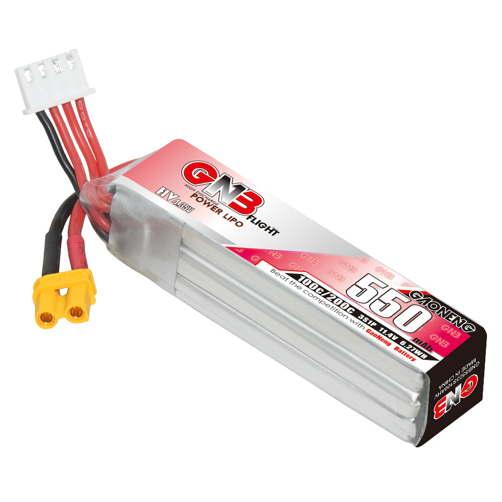 GNB HV 11.4V 550mAh 100C/200C  - Drone Battery Plate avis et prix