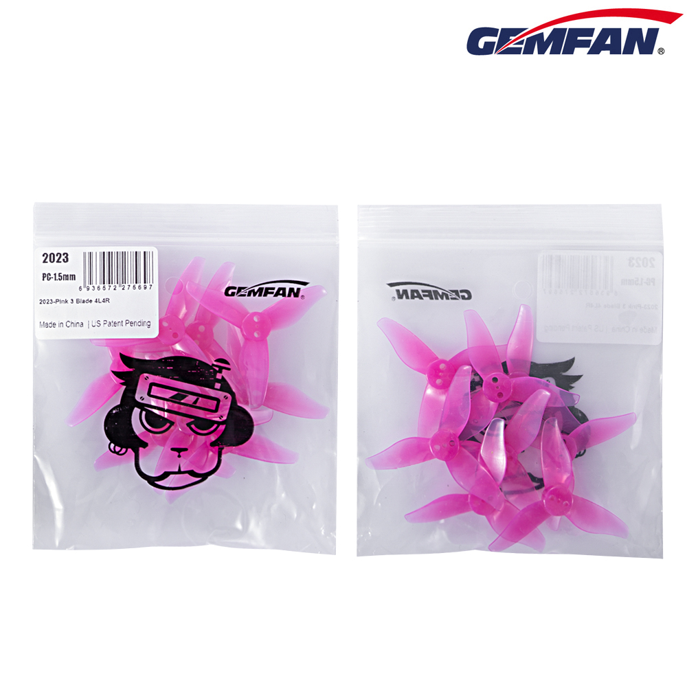 4 paires Gemfan Hurricane 2023 - Drone Battery Plate avis et prix