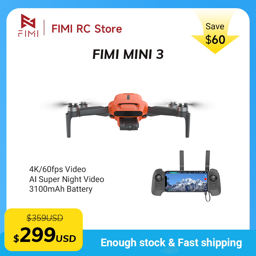 Drone FIMI MINI 3 avec caméra  - Drone Battery Li-Ion avis et prix