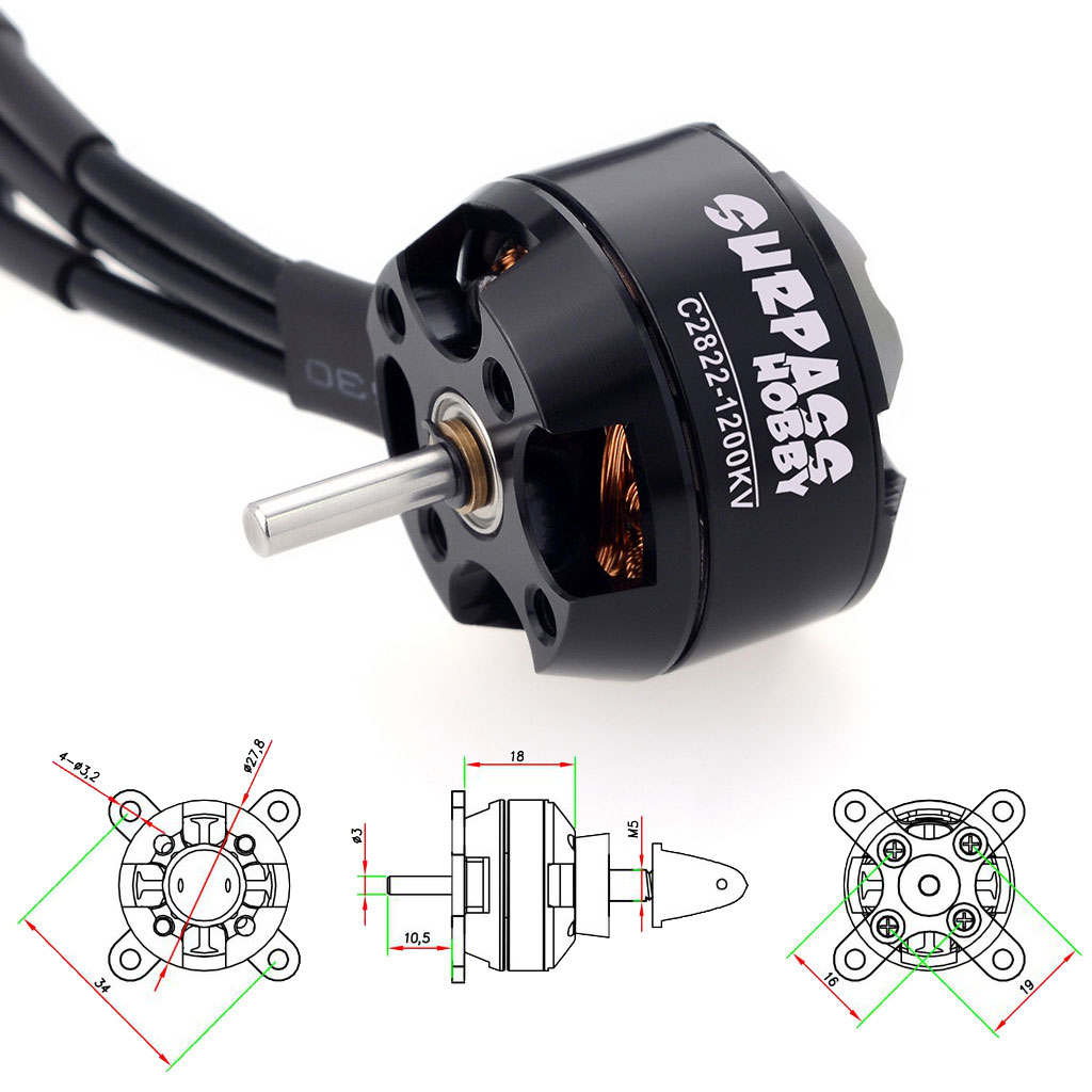 Moteur Brushless SURPASS HOBBY - Drone Battery Plate avis et prix